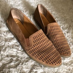 Dolce Vita tan slip on shoes